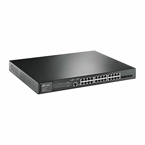 Коммутатор TP-LINK SG3428MP 24xGE (24 PoE), 4xSFP, 384Вт Управляемый L2