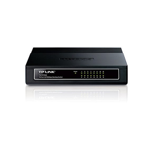 Комутатор TP-LINK TL-SF1016D 16xFE, Некерований