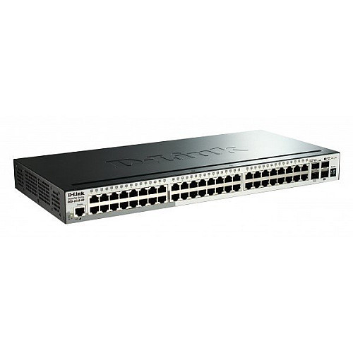 Комутатор D-Link DGS-1520-52 48xGE, 2x10GE, 2xSFP+, Керований, L2+