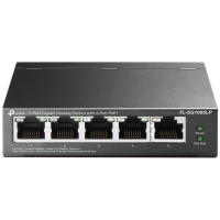 Коммутатор TP-LINK TL-SG1005LP 5xGE (4xPoE), 40Вт, Неуправляемый