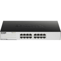 Комутатор D-Link GO-SW-16G 16xGE, Desktop, Некерований