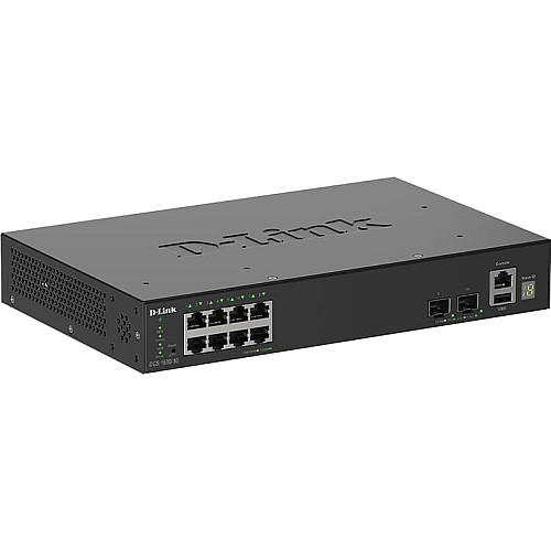 Комутатор D-Link DGS-1530-10 8xGE, 2xSFP+ Керований. L2+