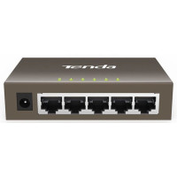 Коммутатор TENDA TEG1005D 5xGE, Desktop металл, Неуправляемый