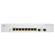 Комутатор Cisco CBS220 8хGE, PoE, Ext PS, 2x1G SFP, Smart