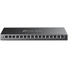 Комутатор TP-LINK TL-SG116P 16xGE (16xPoE), 120Вт, Некерований