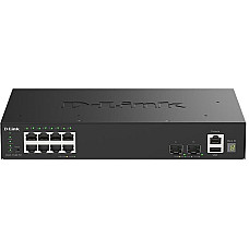 Комутатор D-Link DGS-1530-10 8xGE, 2xSFP+ Керований. L2+