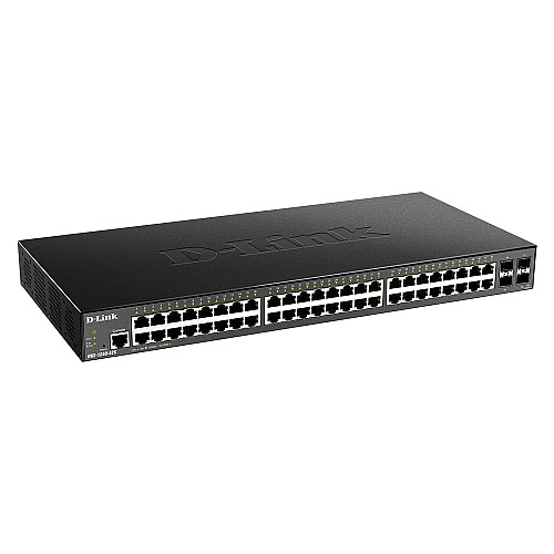 Комутатор D-Link DGS-1250-52X 48xGE, 4xSFP+, Smart