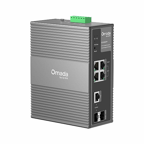 Промышленный коммутатор TP-LINK IES206GPP 4xGE (PoE), 120W, 1xGE/SFP, 1xSFP WebSmart