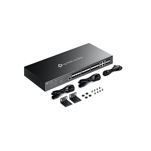Комутатор TP-LINK SG3428XF 24xSFP, 4xSFP+, Керований L2