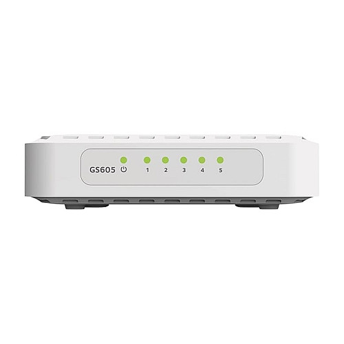 Коммутатор NETGEAR GS605 5xGE, Неуправляемый