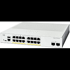 Комутатор Cisco Catalyst 1300 16xGE, PoE, 2x1G SFP