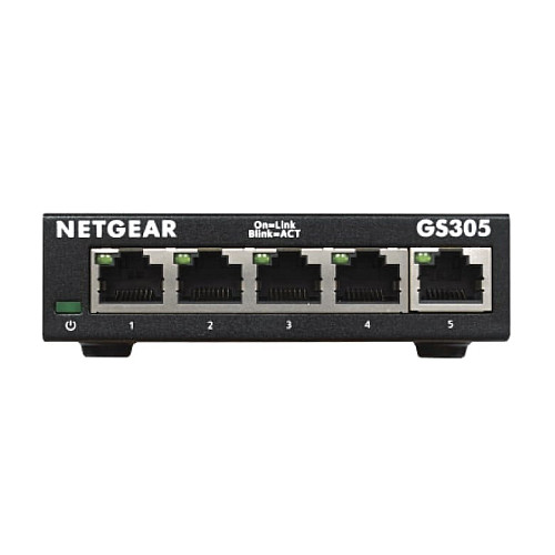 Коммутатор NETGEAR GS305 5xGE, Неуправляемый