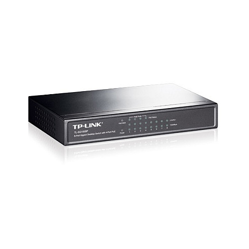 Комутатор TP-LINK TL-SG1008P 8xGE (8xPoE), 65.2Вт, Некерований