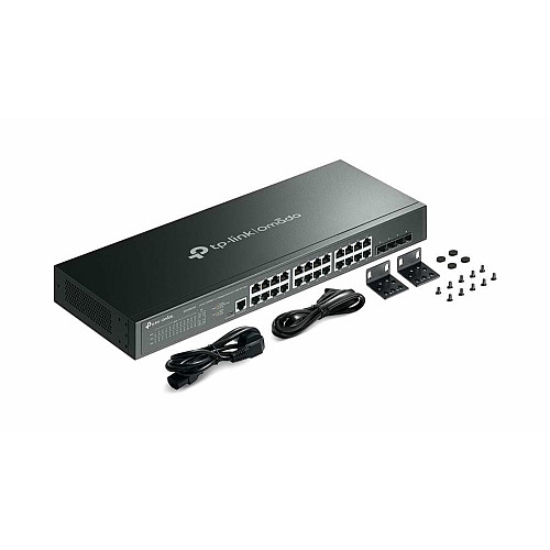 Комутатор TP-LINK SG3428X-M2 24x2.5GE, 4xSFP+, Керований L2
