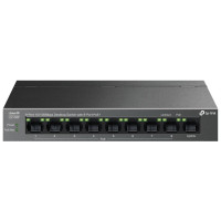 Комутатор TP-LINK LS109P  9xFE (8xPoE), 63 Вт