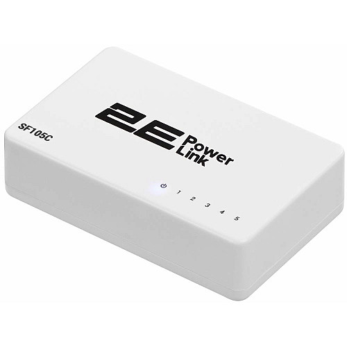 Комутатор 2E PowerLink SF105C, 5xFE, Некерований