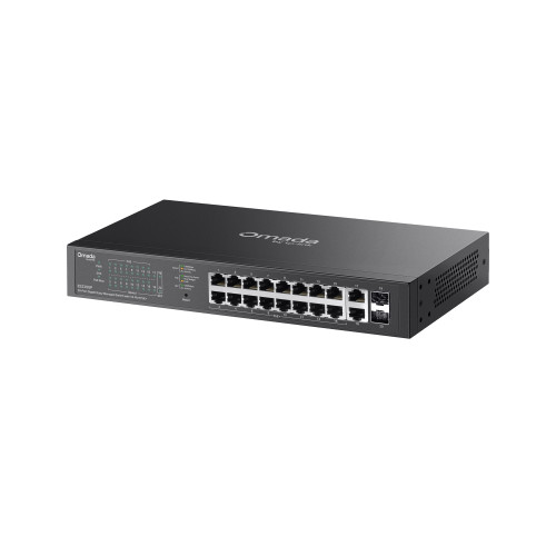 Комутатор TP-LINK ES220GP  18xGE (16xPoE), 250W, 2xSFP, WebSmart