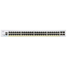 Комутатор Cisco CBS220 48хGE, PoE, 4x1G SFP, Smart