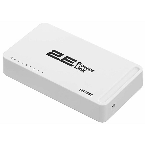 Коммутатор 2E PowerLink SG108C, 8xGE, Неуправляемый