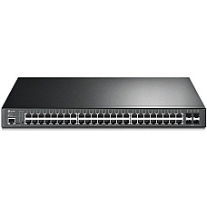 Комутатор TP-LINK SG3452P 48xGE (48xPoE), 4xSFP, 384Вт, Керований L2