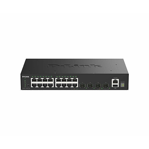 Комутатор D-Link DGS-1530-20 16xGE, 4xSFP+ Керований. L2+