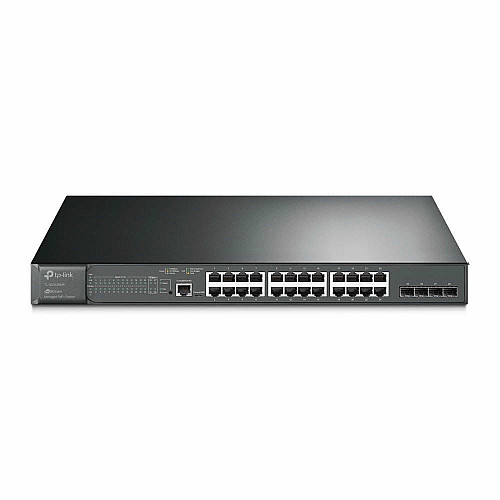 Коммутатор TP-LINK SG3428MP 24xGE (24 PoE), 4xSFP, 384Вт Управляемый L2
