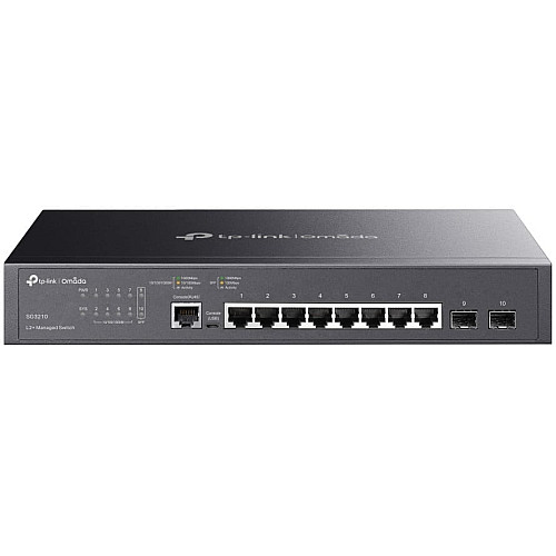 Комутатор TP-LINK SG3210 8xGE, 2xSFP, Керований L2+