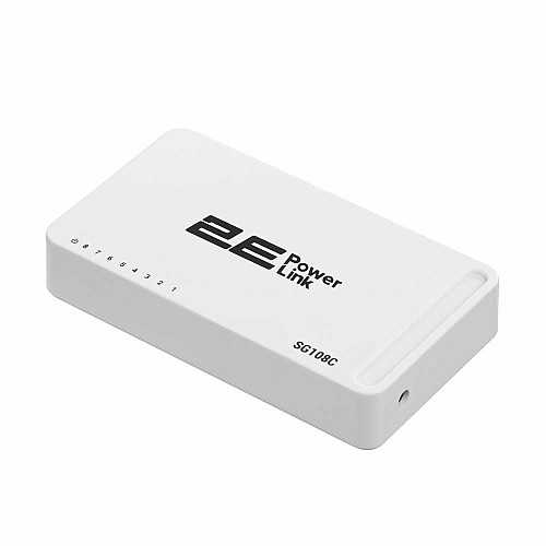 Коммутатор 2E PowerLink SG108C, 8xGE, Неуправляемый