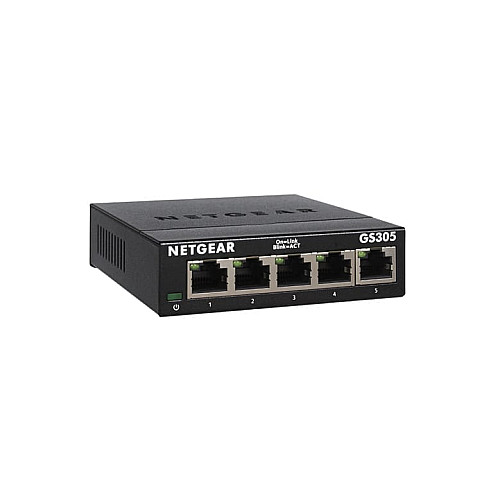 Коммутатор NETGEAR GS305 5xGE, Неуправляемый
