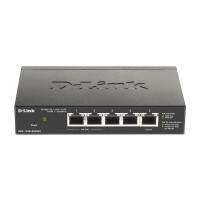 Коммутатор D-Link DGS-1100-05PD 5xGE, (2xGE, 2xGE PoE, 1xGE PD), EasySmart