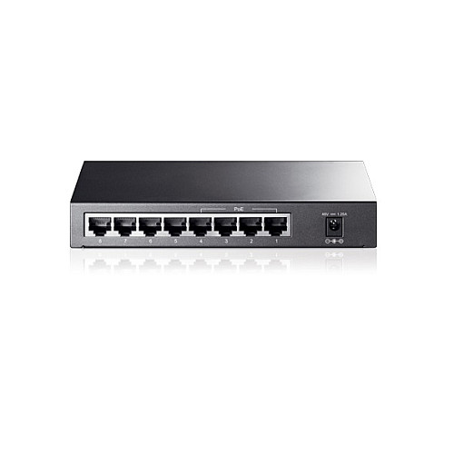Комутатор TP-LINK TL-SG1008P 8xGE (8xPoE), 65.2Вт, Некерований