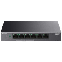 Коммутатор TP-LINK LS106LP 6xFE (4xPoE), 41 Вт