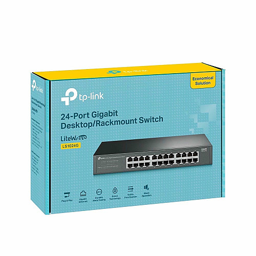 Комутатор TP-LINK LS1024G 24xGE, Некерований