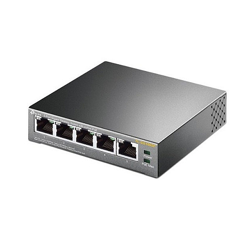 Комутатор TP-LINK TL-SG1005P 5xGE (4xPoE), 56Вт, Некерований