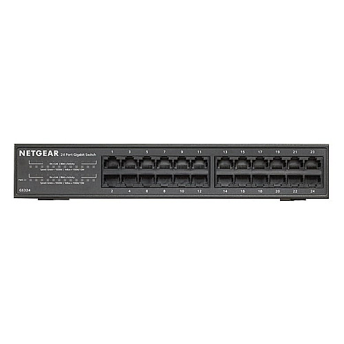 Комутатор NETGEAR GS324 24xGE, Некерований