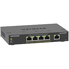Комутатор NETGEAR GS305EP 5xGE (4xPoE), 63Вт, WebSmart