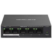 Комутатор MERCUSYS MS105GP 5xGE (4xPoE), 65Вт, Некерований