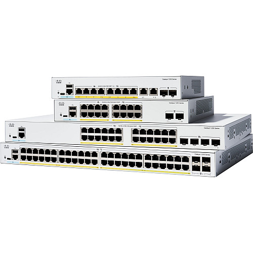 Комутатор Cisco Catalyst 1200 24xGE, 4x10G SFP+