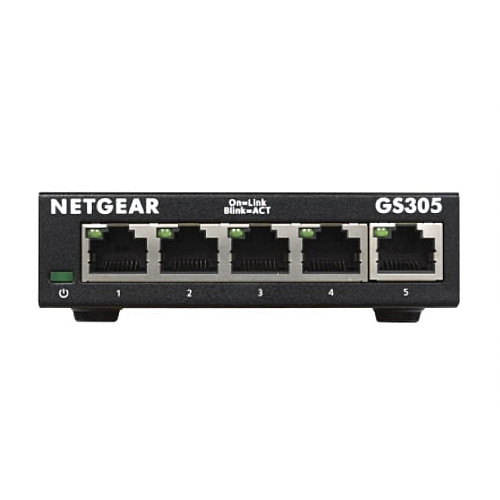 Коммутатор NETGEAR GS305 5xGE, Неуправляемый