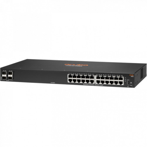Комутатор HPE Aruba 6000, 24xGE, 4xGE SFP ports, LT Warranty