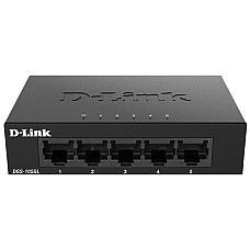Комутатор D-Link DGS-105GL 5xGE, Некерований
