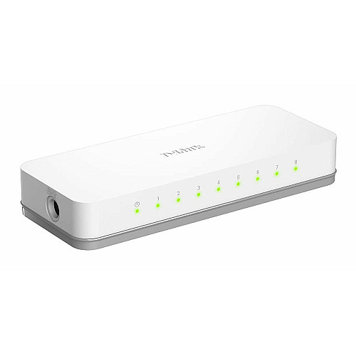 Комутатор D-Link GO-SW-8E 8xFE, Некерований