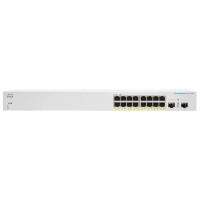 Комутатор Cisco CBS220 16хGE, PoE, 2x1G SFP, Smart