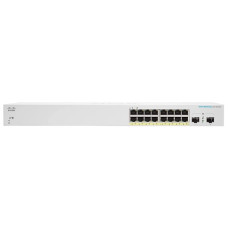 Комутатор Cisco CBS220 16хGE, PoE, 2x1G SFP, Smart