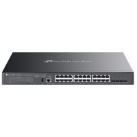 Коммутатор TP-LINK SG5428XMPP 24xGE (24xPoE), 4xSFP+, 500Вт, Управляемый L3