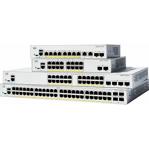 Комутатор Cisco Catalyst 1200 24xGE, 4x1G SFP