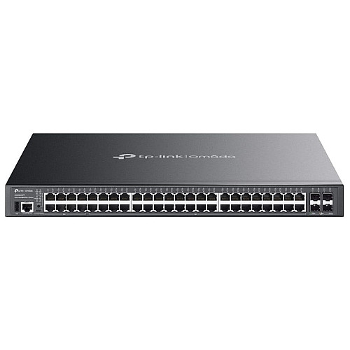 Коммутатор TP-LINK SG5452XMPP 48xGE (48xPoE), 4xSFP+, 770Вт, Управляемый L3