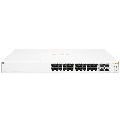 Комутатор HPE Aruba Instant On 1930, 24xGE, 4xSFP+ ports, 195W PoE Class 4, LT Warranty