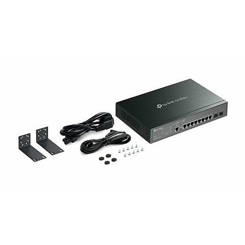 Комутатор TP-LINK SG3210 8xGE, 2xSFP, Керований L2+