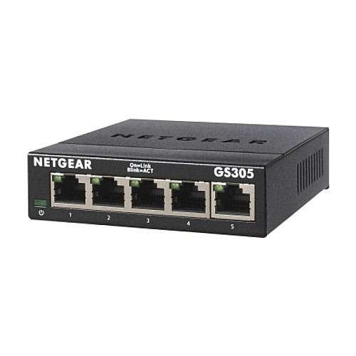 Коммутатор NETGEAR GS305 5xGE, Неуправляемый